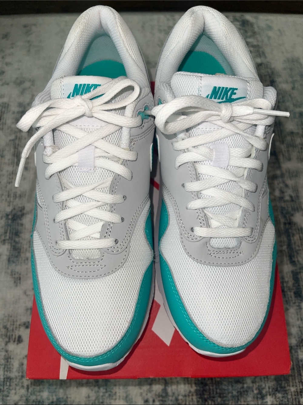 Airmax 1 Nike White & Jade